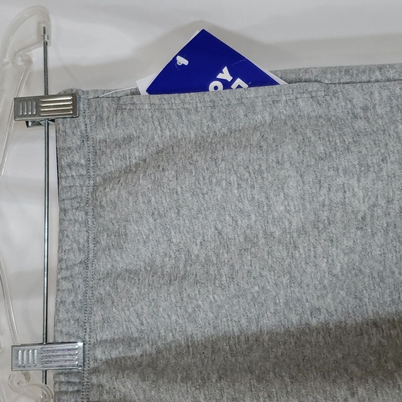 JoyLab Women's Fleece Mid Rise Cinched Jogger Pants ~ Heathered Gray - Picture 10 of 15